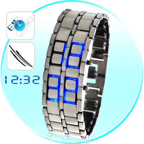ICE SAMURAI - JAPANESE INSPIRED BLUE LED WATCH - G165 BLUE
