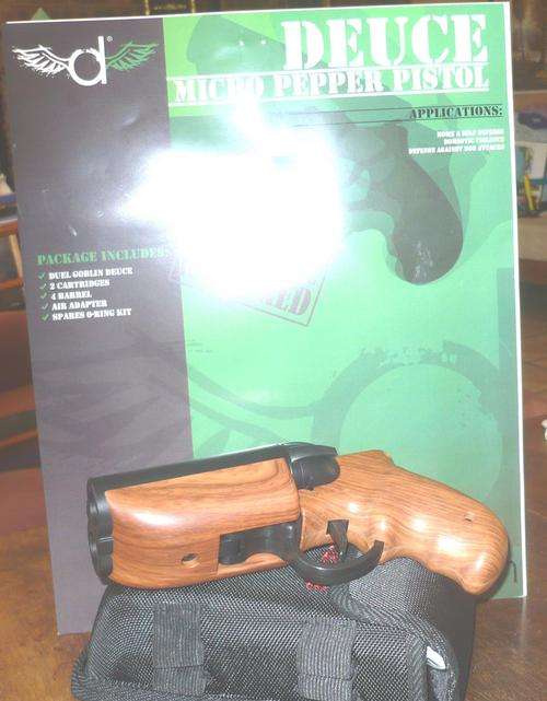 DUEL GOBLIN DEUCE PEPPER GUN ** INCLUDING 9OZ GAS BOTTLE