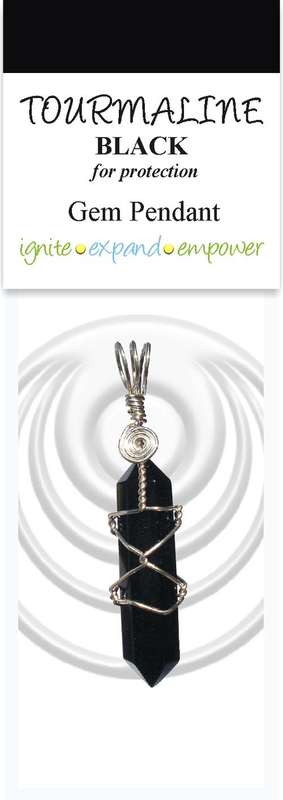 PENDANT - BLACK TOURMALINE (DOUBLE TERMINATED)