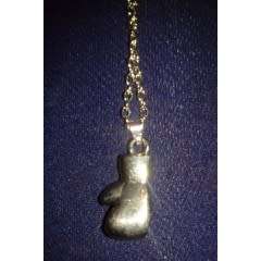 GOLDEN BOXING GLOVES NECKLACE