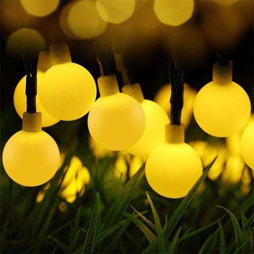 50 LED SOLAR STRING BULBS WARM WHITE