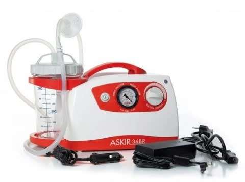 ASKIR 36BR PORTABLE SUCTION UNIT (WITH RECHARGEABLE BATTERY)