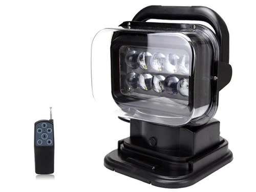 50 WATT VEHICLE SEARCH LIGHT 12V 360 DEGREES W/ WIRELESS REMOTE