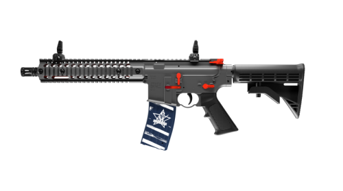 CROSMAN FULL AUTO 4.5MM STEEL BB RIFLE  PATRIOT EDITION