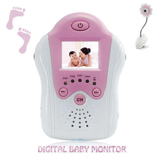 BABY MONITOR (NIGHT VISION, AV OUT, FLOWER DESIGN)