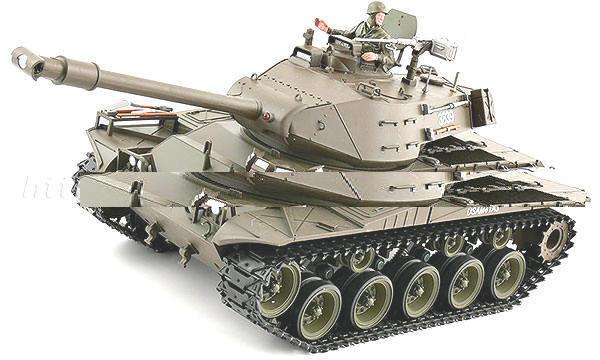 NEW 1/16 US M41A3 BULLDOG AIRSOFT RC BATTLE TANK W/SOUND & SMOKING EFFECT