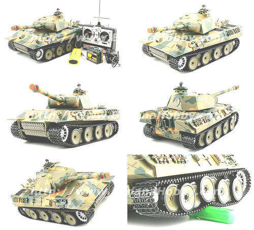 GERMAN PANTHER 1:16 RADIO CONTROL BATTLE TANK WITH BB BULLETS