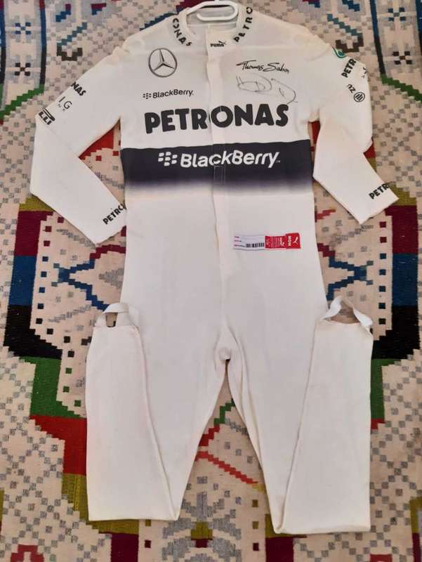 **Rare** Autographed Nico Rosberg F1 Nomex Suit Underwear