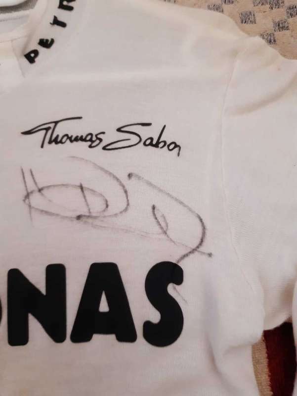 **Rare** Autographed Nico Rosberg F1 Nomex Suit Underwear