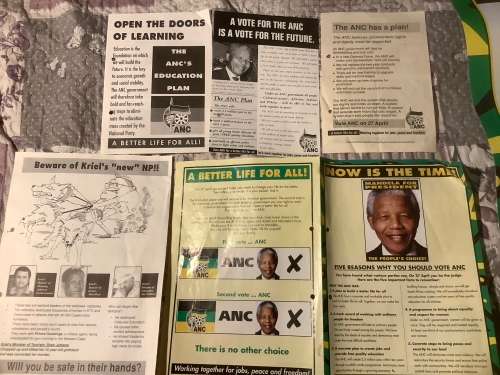 Vintage ANC. Poster  and flyers