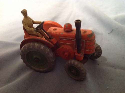 No 116.   Vintage dinky toy tractor  and driver