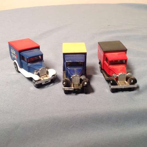 No 181.   Three. Matchbox vans