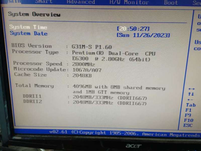 ASROCK G31M Motherboard +Pentium Dual Core E6300 2.8GHz CPU + 4GB DDR2 Ram