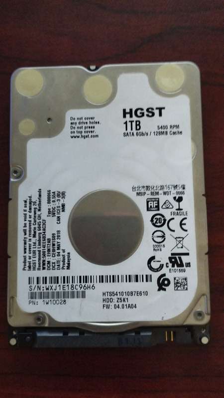 HGST 1TB Laptop Hard Drive