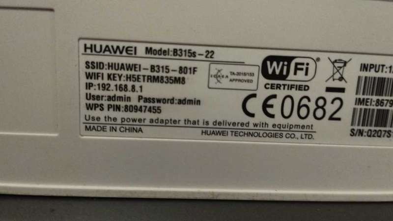 Huawei B315S LTE Router