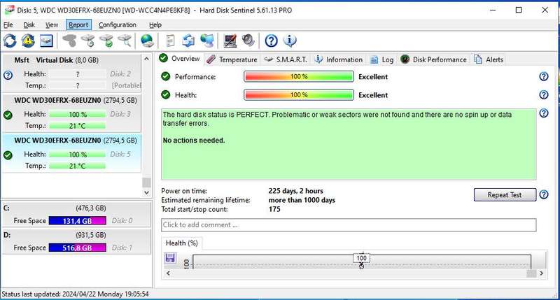 Western Digital WD30EFRX WD Red NAS Storage 3TB