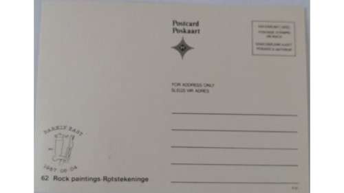 1987 - RSA Rock paintings -  Maximum Cards