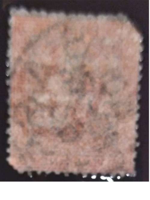 1865 - Italy -  Crown Watermark - 2 Centesimi - Value Stamp