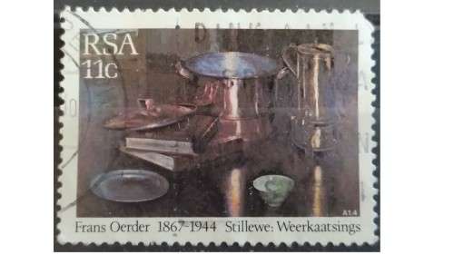 1985 - RSA - 11c - Frans Oerder 1867-1944 Stillewe Weerkaatsings