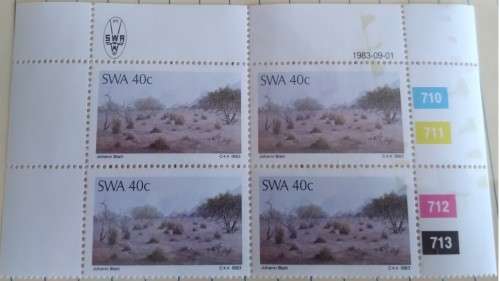 1983 - SWA - 40c - Painting- Control Blocks