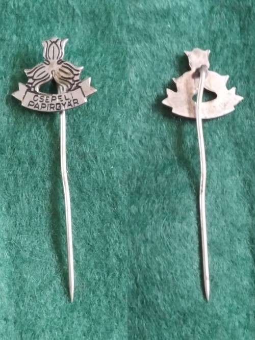 Pin - Vintage - Hungary -  `Csepeli PapirGyar` - Csepel Papermil