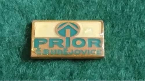 Pin - Vintage - Czechoslovakia -  Town  `České Budějovice` - Prior - House hold goods company