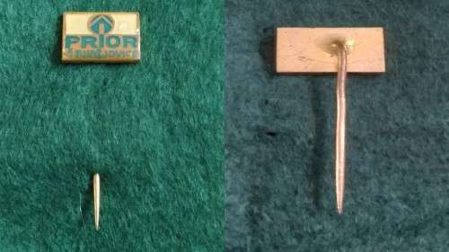 Pin - Vintage - Czechoslovakia -  Town  `České Budějovice` - Prior - House hold goods company