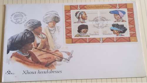 1981 -  Transkei -  Large Size - S.1  - Xhosa Head-dresses  -  FDC + MiniSheet +  Insert