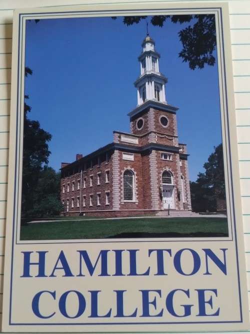Vintage Unused Postcard - USA - Hamilton College -  The Chapel