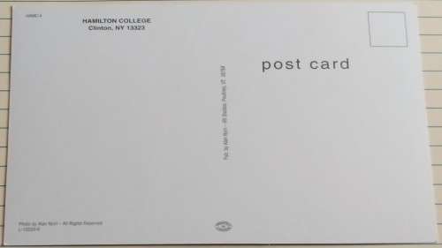 Vintage Unused Postcard - USA - Hamilton College