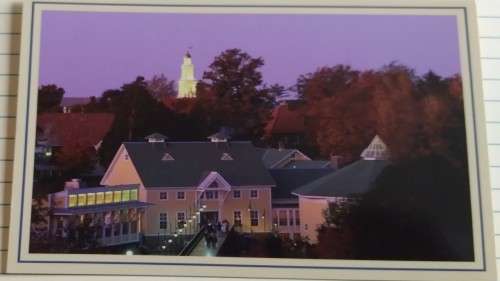 Vintage Unused Postcard - USA - Hamilton College -  Beinecke Student Activity Village