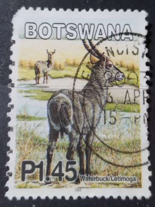 2002 - Botswana - P1.45 - Waterbuck