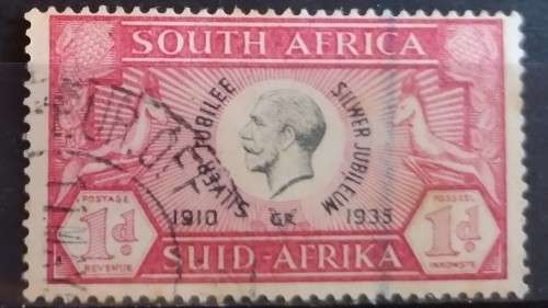 1935 -  WM - South Africa - 1D - The 25th Anniversary of the Inauguration of George V