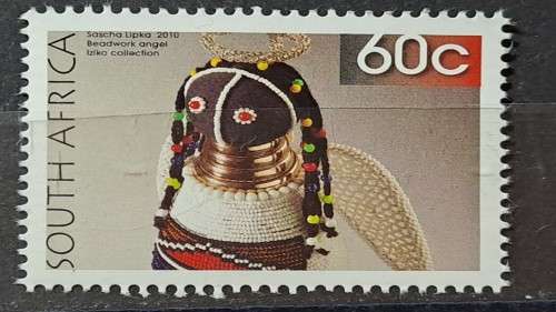2010 -  South Africa - 60c - Beadwork -  Mint