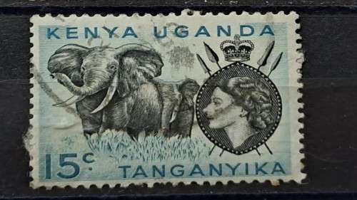 1954 -  WM - KUT - 15c - Queen Elizabeth II