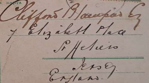 Postcard - 1907 - East Africa & Protectorates  - 3c Pair +  Artists Clifford George Blampied Signatu