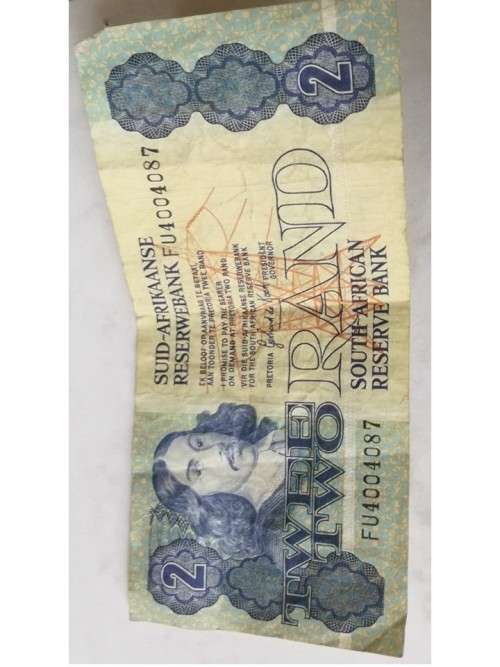 1984 - R2 Note - FU4004087 -  G de Kock -  Demonetised - Yes