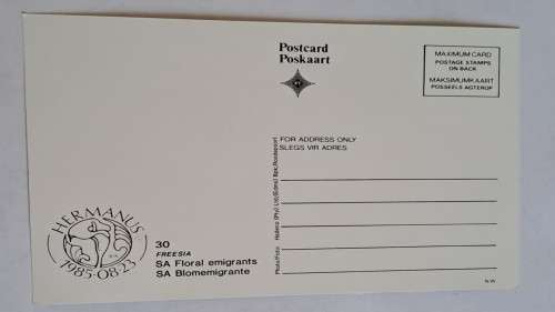 1985 -  South Africa -  SA Floral Emigrants -  Maximum Card