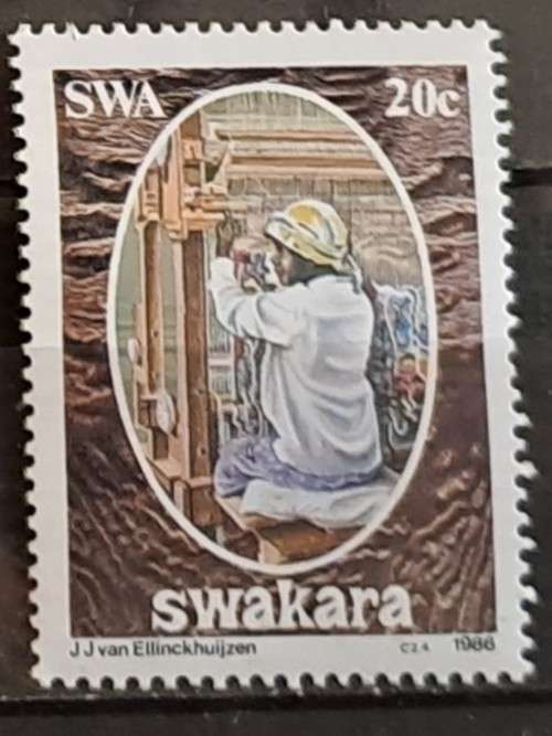 1986 - SWA - Unused - Karakul Fur Industry - 20c