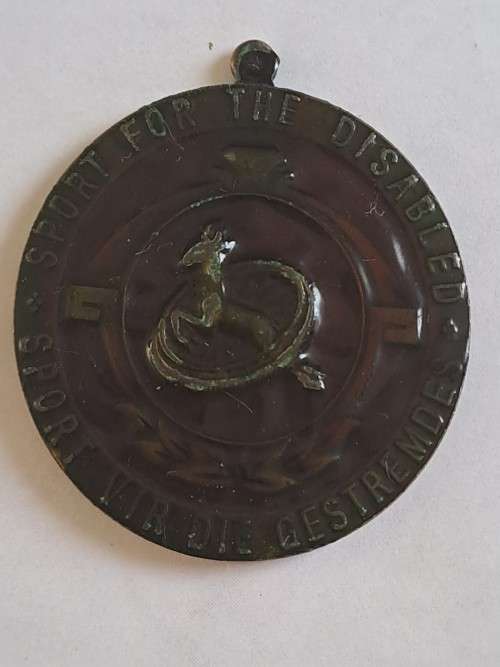 Unused Medal -  Sport for the Disabled/Sport vir die gestremde