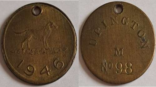 1946 Dog Licence Upington no 98