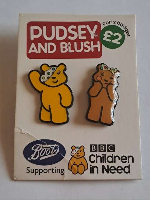 `Pudsey & Blush` Pins