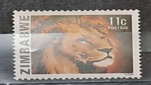 1980 - Zimbabwe -  Mint - 11c - Panthera leo