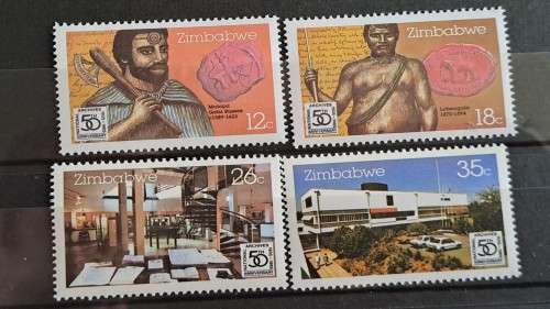 1984 - Zimbabwe -  Mint - 9c, 11c, 17c, 30c - Heroes Day