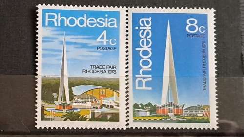 1978 - Rhodesia -  Mint - 4c, 8c - Trade Fair Rhodesia