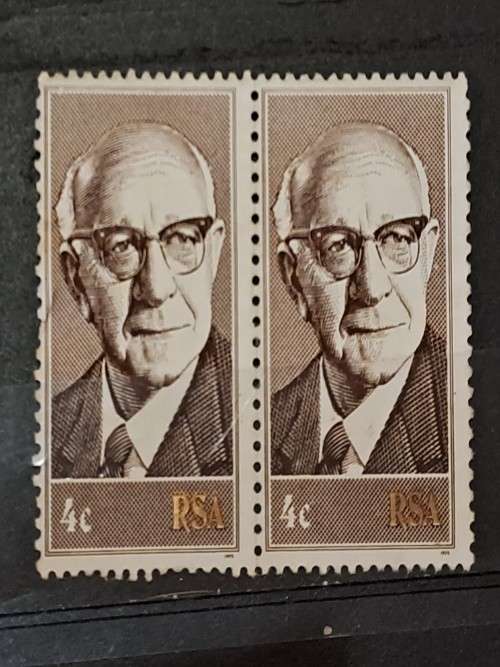 1975 - RSA -  Unused - Pair - 4c - Inauguration of State President Diedericks