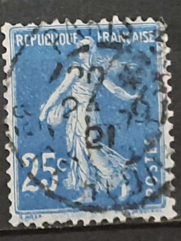 1906-1920 - France - 25c - The Sower -  No Pedastal