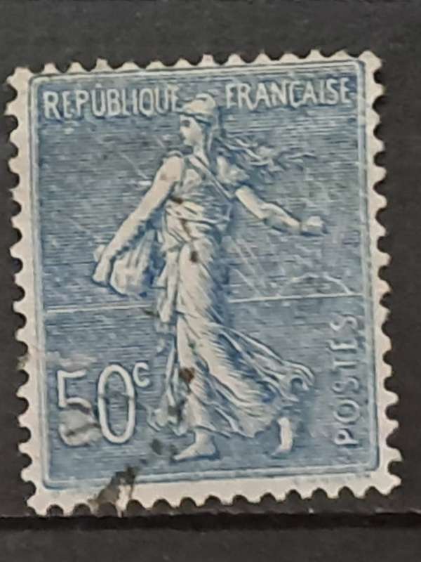 1921-1926 - France - 50c - Sower New Value