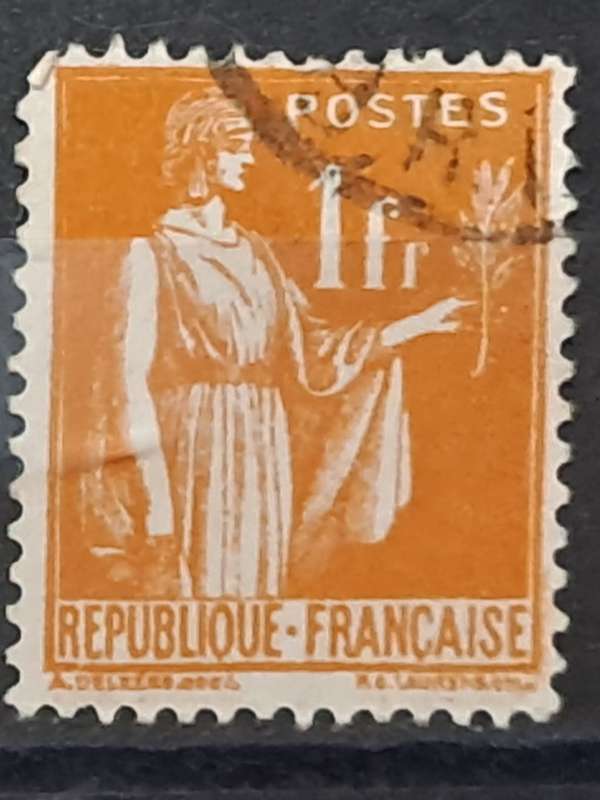 1932-1933 - France - 1F - New Daily Stamps