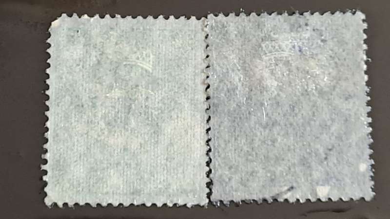 1946 - Germany Joint Allied Occupation Zone -  WM - 50, 80 - Value Stamps